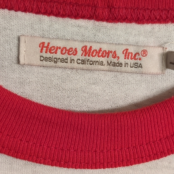 White and Red Graphic Tee - Picture 2 of 7